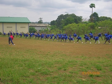 2014 Sports Day (every Friday morning) outside campus